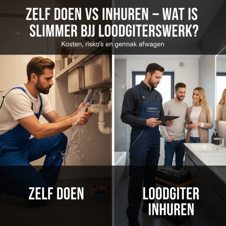 Zelf Doen vs Inhuren – Wat is Slimmer bij Loodgieterswerk?