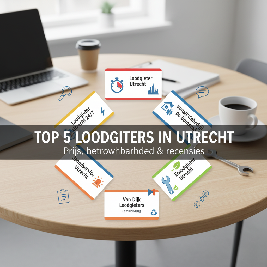 Top 5 Loodgieters in Utrecht